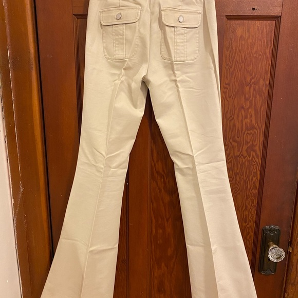 Marciano Women’s Flare Beige Pants Size 2 - Picture 3 of 4